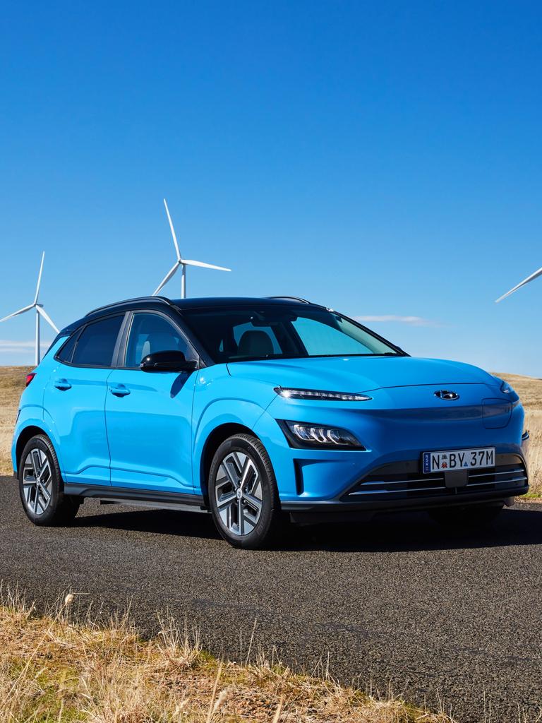 Hyundai’s 2021 model Kona Electric Highlander.