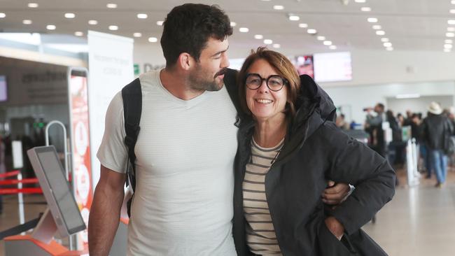 Rob with his mum Ann Paton. Picture: Nikki Davis-Jones