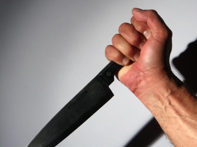 Stab in the back. Stabbing. Knife. Man. Generic. Silhouette.