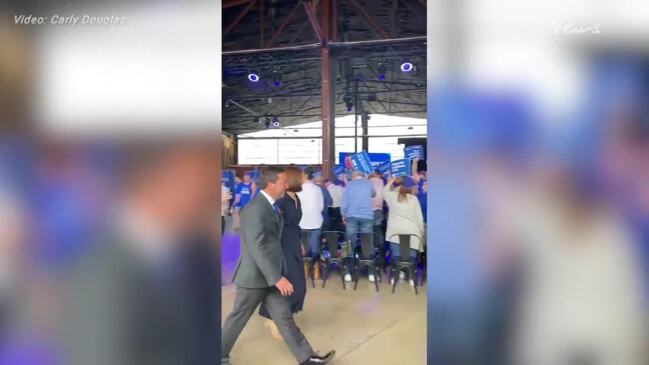 LNP leader Matthew Guy attends campaign launch