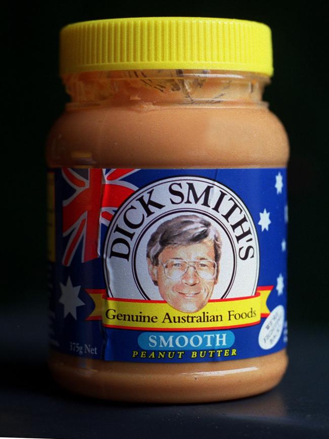 Dick Smith's peanut butter. Picture: Robert McKell