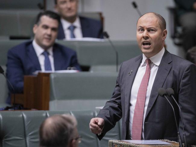 Josh Frydenberg, during question time Picture: NCA NewsWire / Gary Ramage