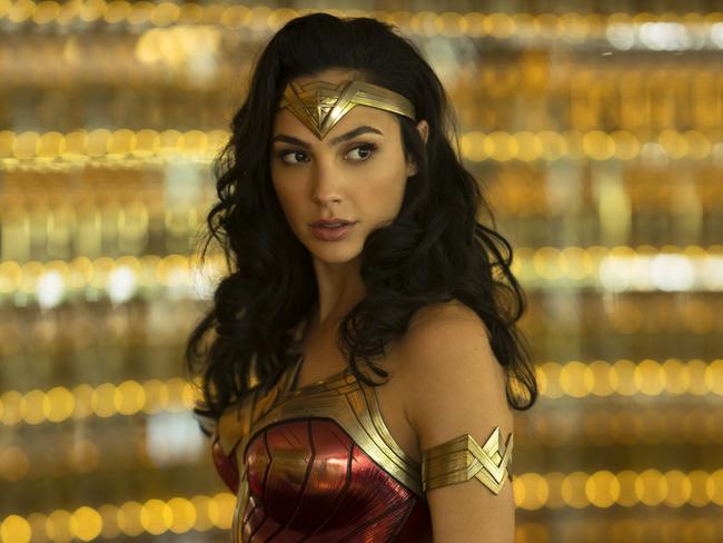 Gal Gadot in a scene from Wonder Woman 1984.