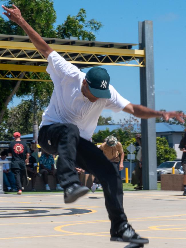 Tommy Fynn shows off his tricks