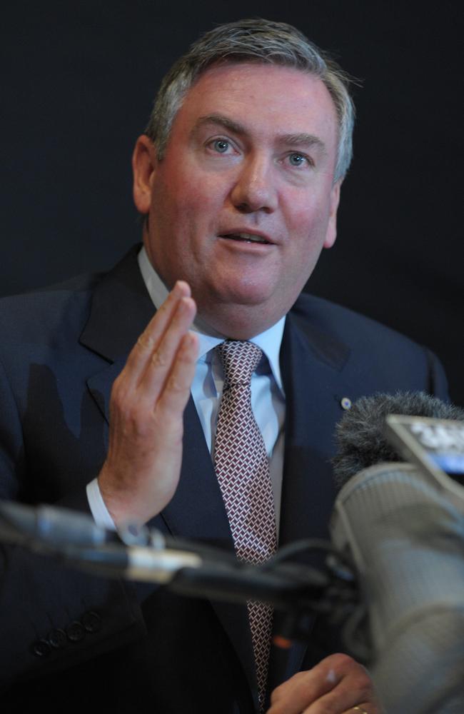 Eddie McGuire apologised for the gaffe at a press conference.