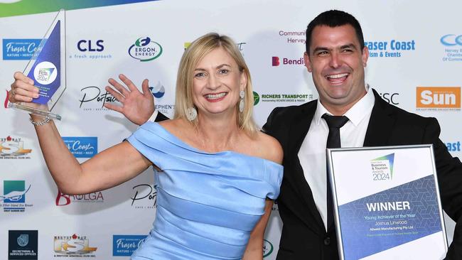 WINNERS: Young Achiever of the Year, Joshua Linwood, Allweld Manufacturing Pty Ltd. Picture: Patrick Woods.