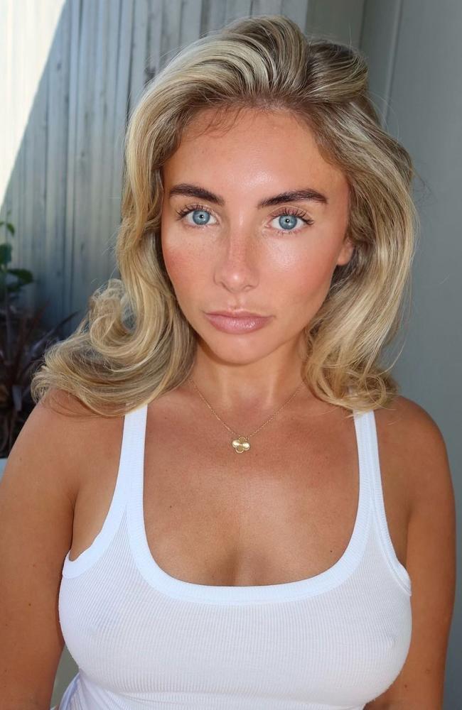 Blue was banned from Australia after a call-out for ‘barely legal 18-year-old’ men to take part in her adult content attracted criticism. Picture: Instagram/BonnieBlue