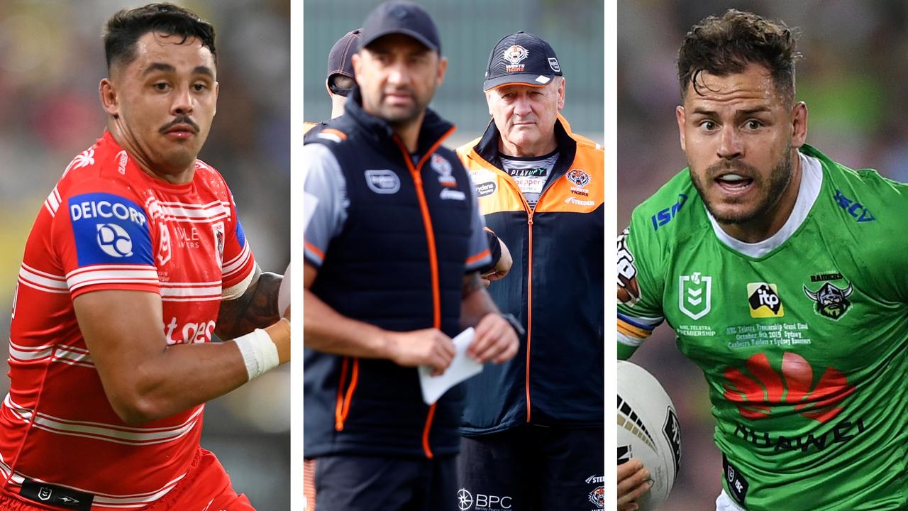 Jayden Sullivan, Benji Marshall, Tim Sheens and Aiden Sezer.