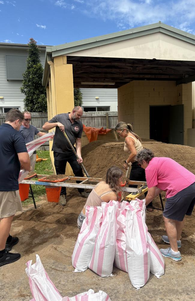 Sunshine Coast residents fill sandbags in Caloundra on March 3 ahead of TC Alfred making landfall later this week.