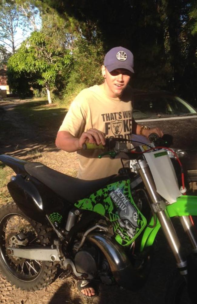 Many of those who spoke at the funeral said Jaydan's “main passion and love” was his motorbike.