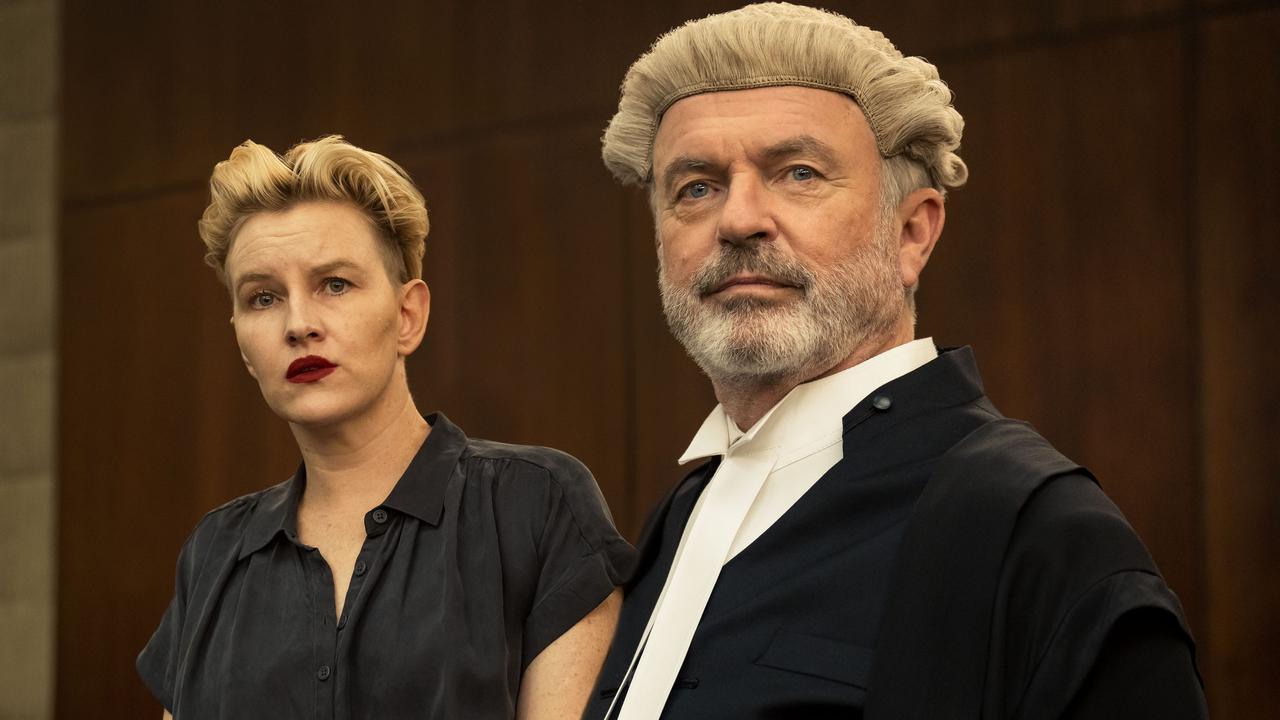 Sam Neill and Kate Mulvany star in The Twelve. Picture: Foxtel