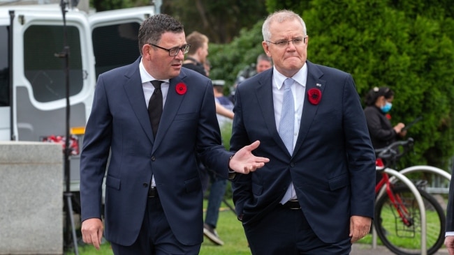 Victorian Premier Daniel Andrews has blamed the previous Morrison government for the energy crisis currently plaguing the country - which he claims did not have clear policies. Picture: NCA