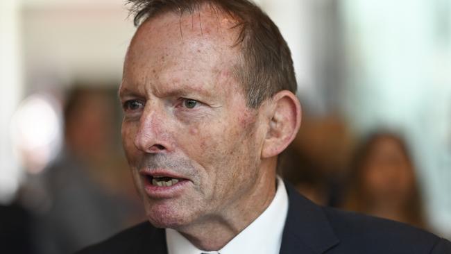 Tony Abbott has joined a British think tank that challenges government climate policy. Picture: NCA NewsWire / Martin Ollman