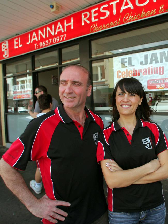 El Jannah’s founders Andre and Carole Estephan in 2008.