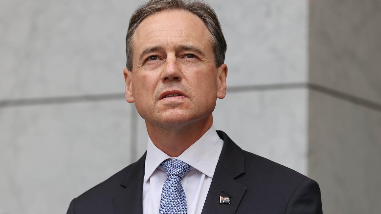 Greg Hunt has shut down parts of the Northern Territory as the Covid outbreak spreads. Picture: NCA NewsWire/Gary Ramage