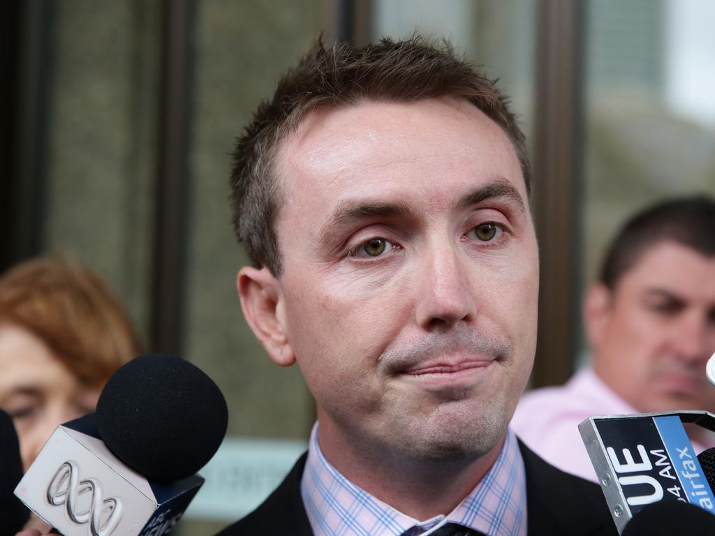 James Ashby sued Peter Slipper for alleged sexual harassment in April 2012.