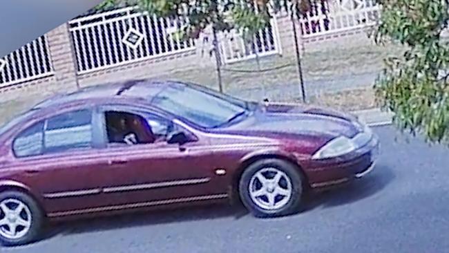 One of the cars in the CCTV footage.