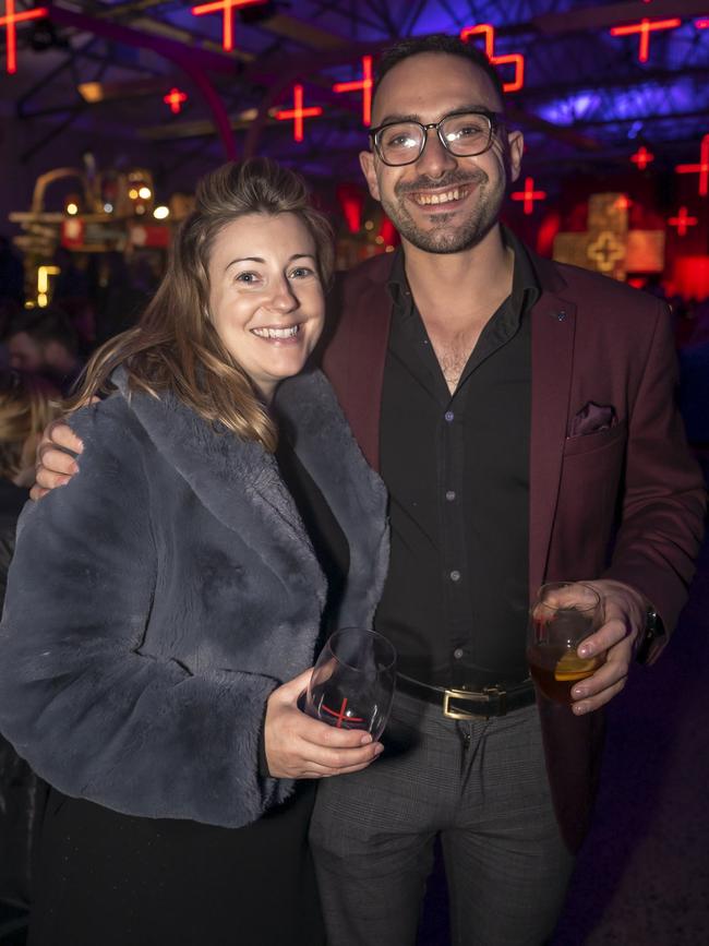 Dark Mofo 2023. Winter Feast. Lauren Ransley and Simon Behrakis. Picture: Caroline Tan