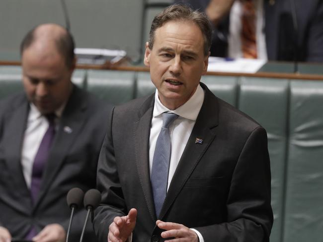 Health Minister Greg Hunt. Picture: Sean Davey.