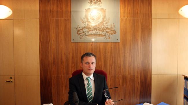 State Coroner Mark Johns, pictured in his office.