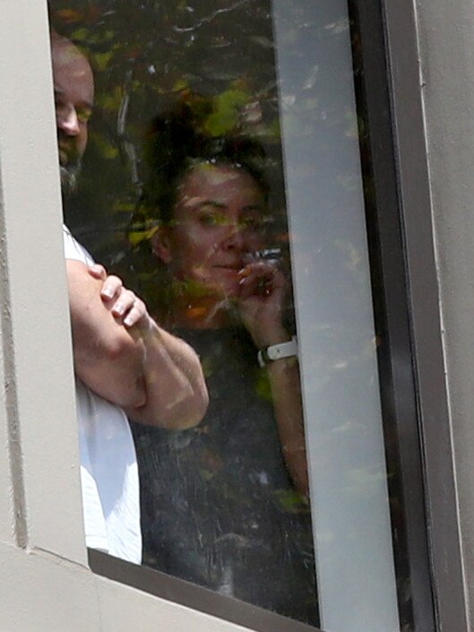 Bridges inside her Potts Point apartment.