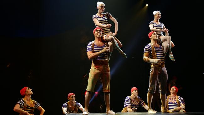 The Cirque du Soleil performers are from 25 countries. Picture: Jonathan Ng