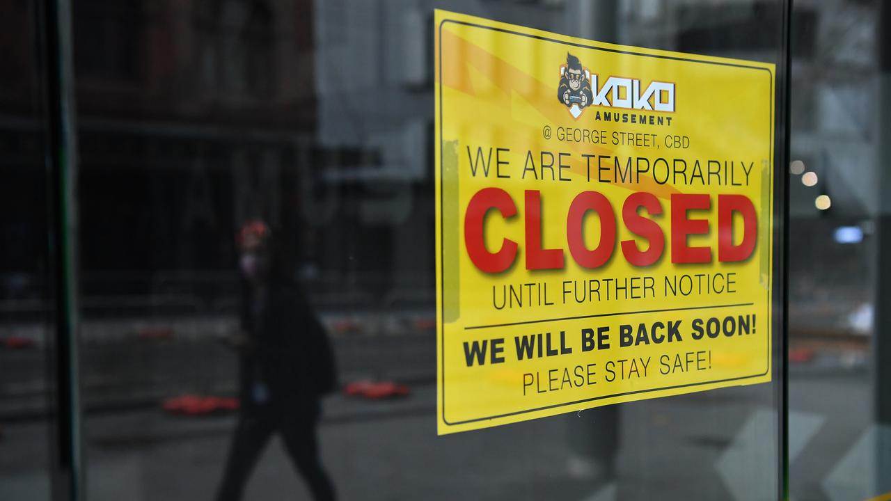 Retail deemed “non-critical” will be forced to close, only permitted to offer click and collect, takeaway and delivery services. Picture: NCA NewsWire/Joel Carrett