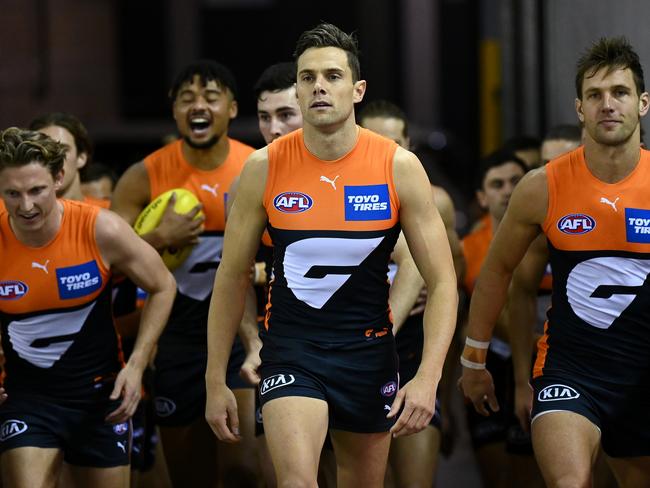 The Giants booted seven goals to the Tigers’ two in the opening term of Friday night’s game. (Photo by Quinn Rooney/Getty Images)