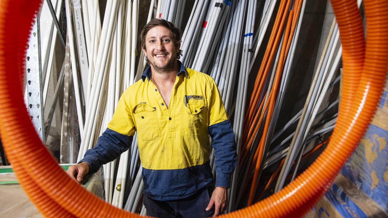 Steve Lee from Lee Group Electrical is voted Toowoomba's best tradie in an online poll of The Chronicle readers. Picture: Kevin Farmer