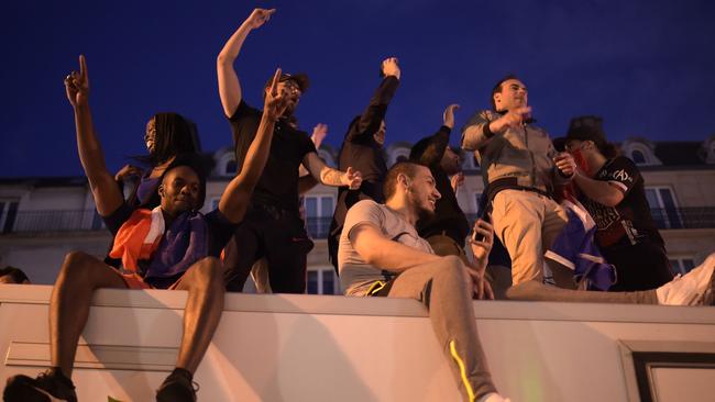 France are in the final and aren’t the fans happy. Picture: AFP.