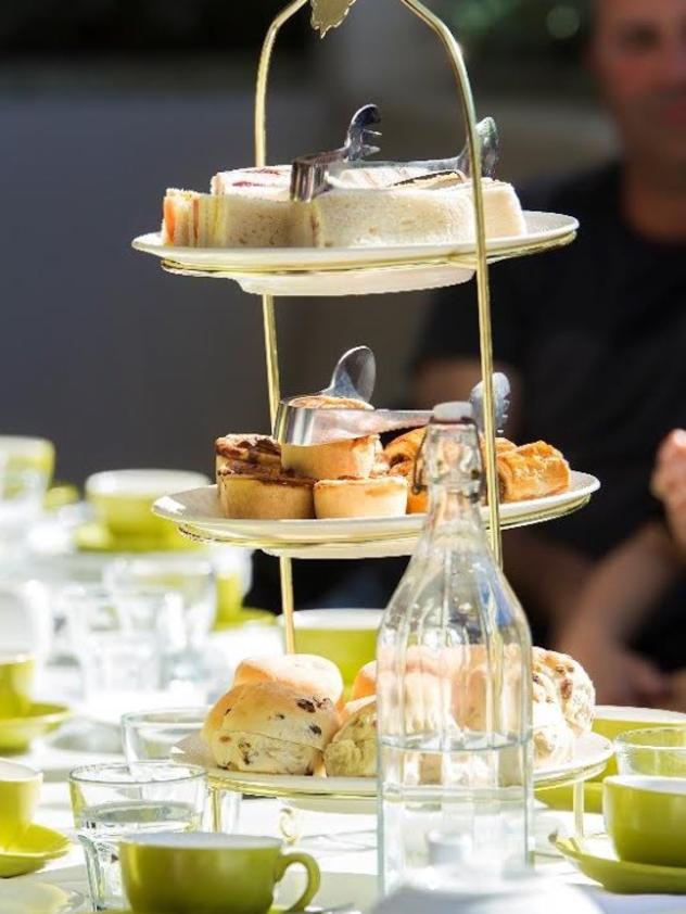 The Fiddler’s high tea includes assorted savoury and sweet items. Picture: The Fiddler