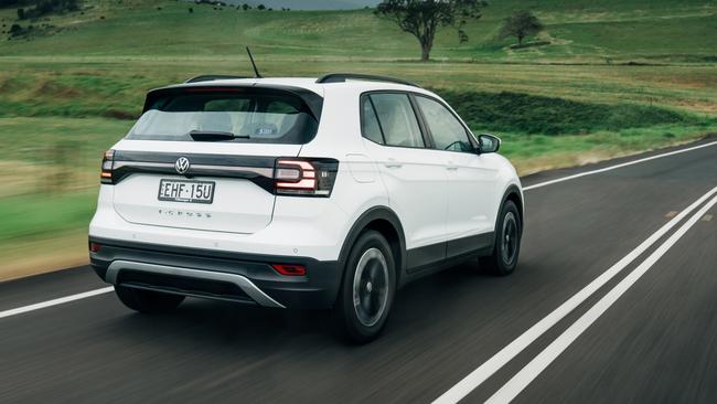 Once up and rolling, the Volkswagen T-Cross performs admirably on the open road.