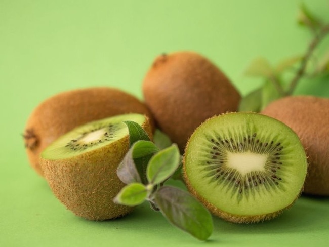 The green flesh of Kiwi fruit contains melatonin that may help you sleep.