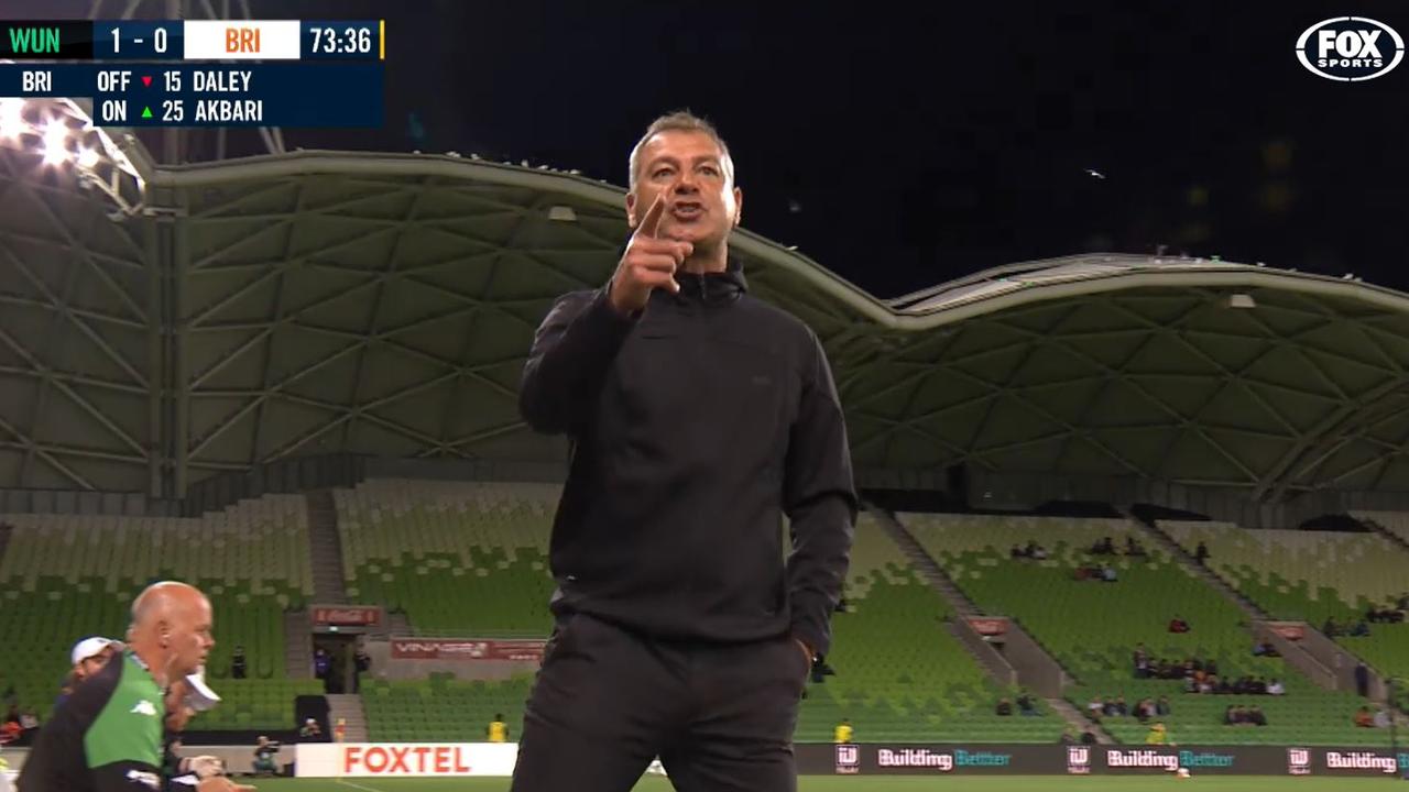 Mark Rudan wasn't happy with the fourth official.