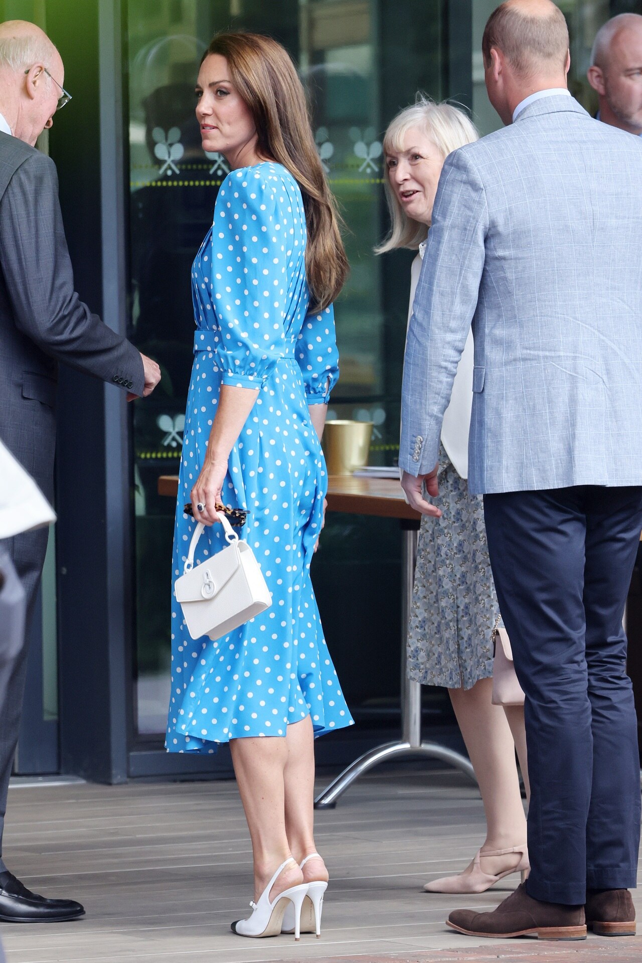 <p>Kate wears Alessandra Rich on July 5, 2022.</p>