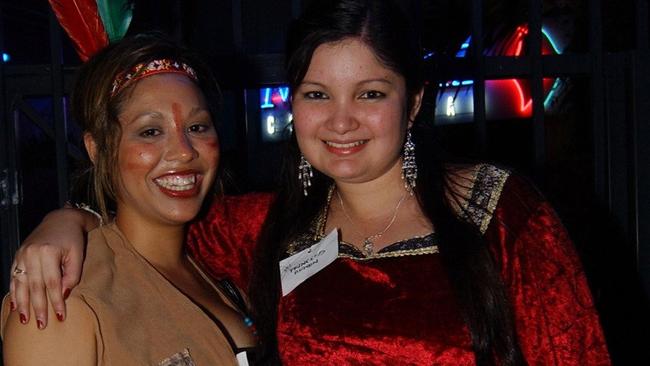 Pam Barrett and Jinky (correct) Hill at Mantaz Club and Bar Pic Bryan Lynch AD126022