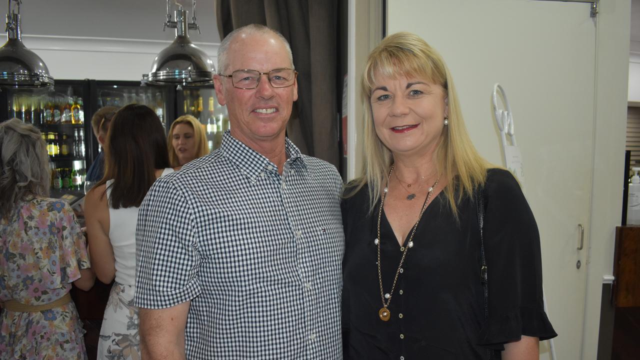 Scott and Robyn Morgan at the Dalrymple Day Coal Terminal Nude Lunch 2020 event