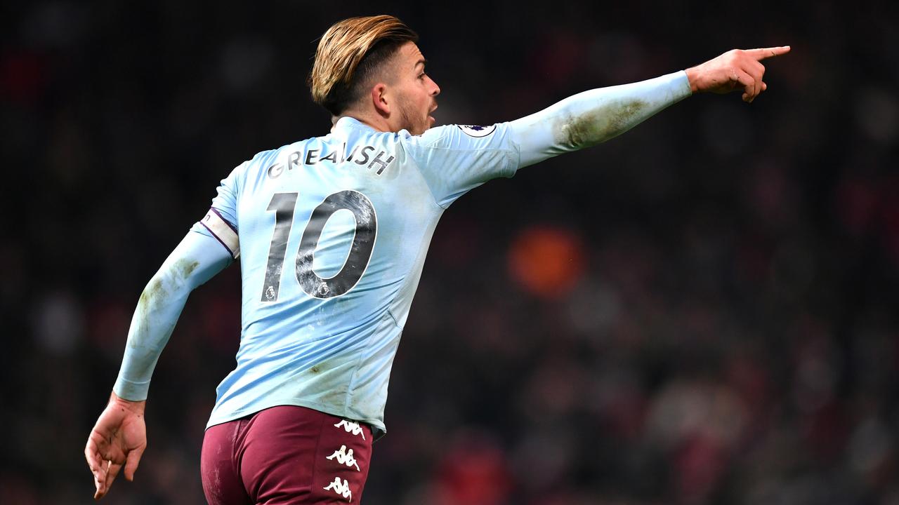 Jack Grealish is on Manchester United’s list of transfer targets.
