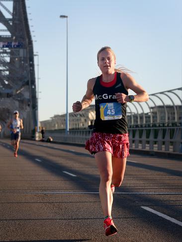 <p>Women&rsquo;s 10km winner Cassie Fien.</p>