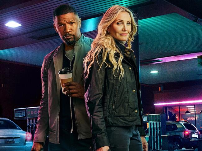 Jamie Foxx and Cameron Diaz star in Netflix film, Back in Action. Picture: Supplied