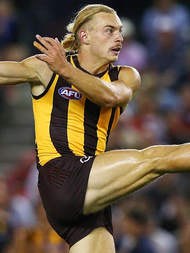 James Worpel impressed for Hawthorn in AFLX.