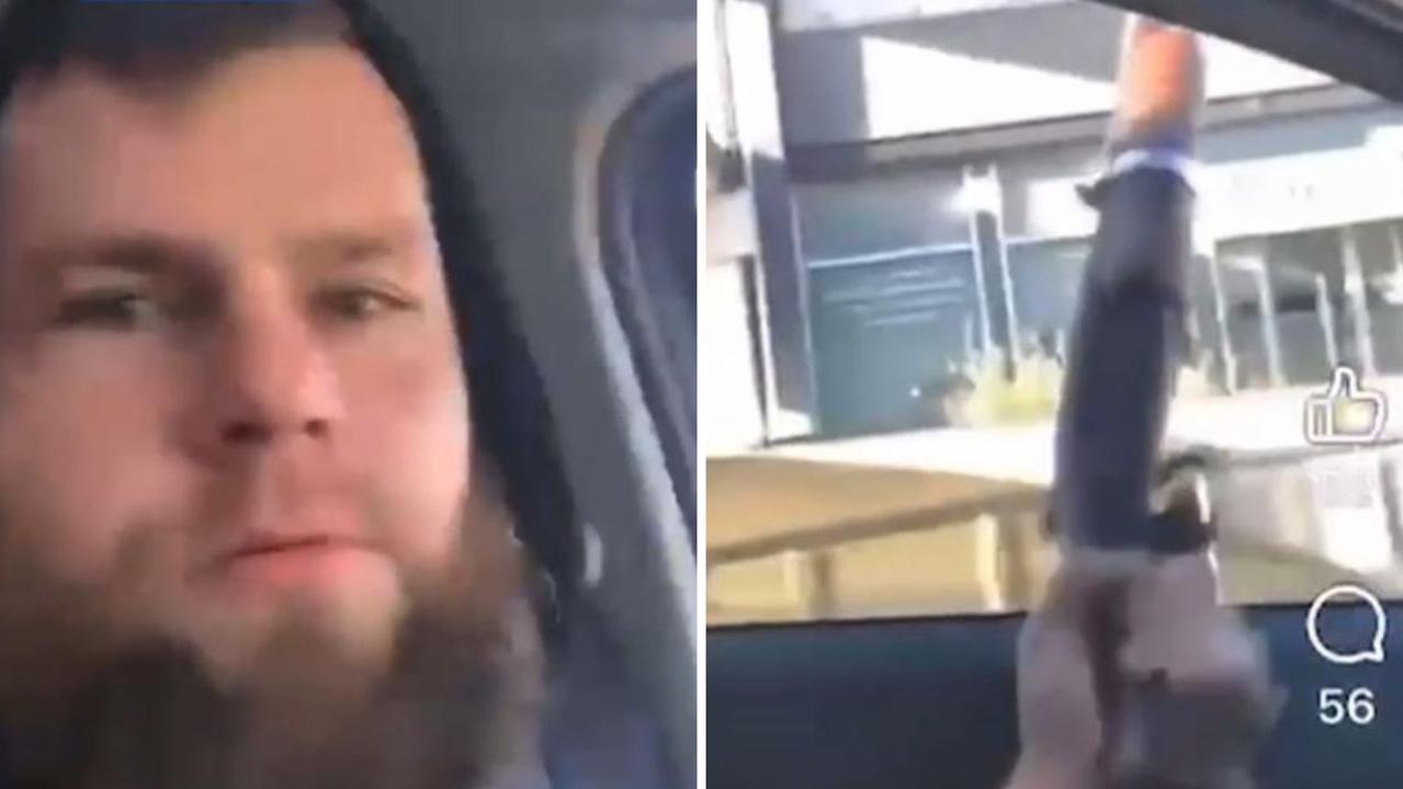 ‘Whoops’: Man filmed firing shot out of moving car near Newcastle