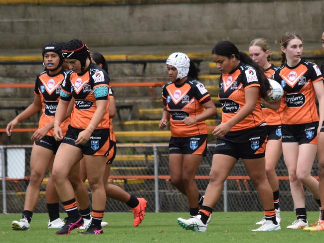 Wests Tigers are firing in the Lisa Fiaola Cup. Picture: Sean Teuma