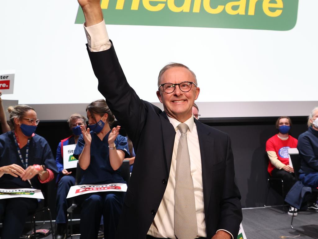 Labor leader Anthony Albanese slammed Morrison Government Medicare “cuts”. Picture: Toby Zerna