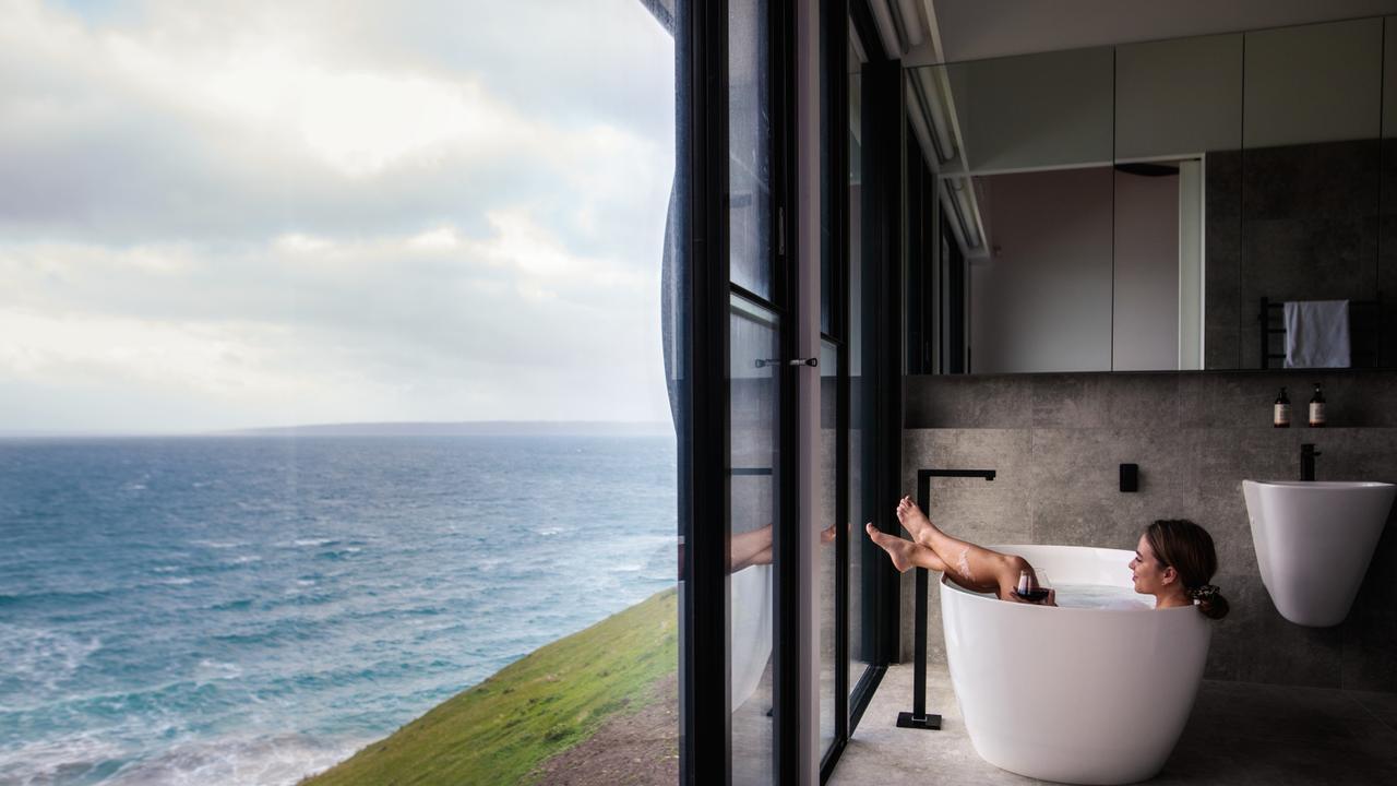 A sleek bathroom such as the Naiko Retreat is what we all dream about.