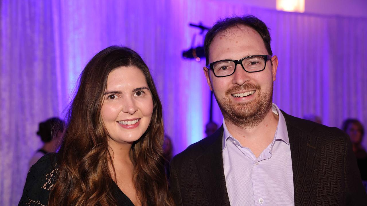 Laura Hunt and Dylan Hunt at the 2024 Gold Coast Marathon welcome function at Crowne Plaza Surfers Paradise for Gold Coast at Large. Picture, Portia Large.