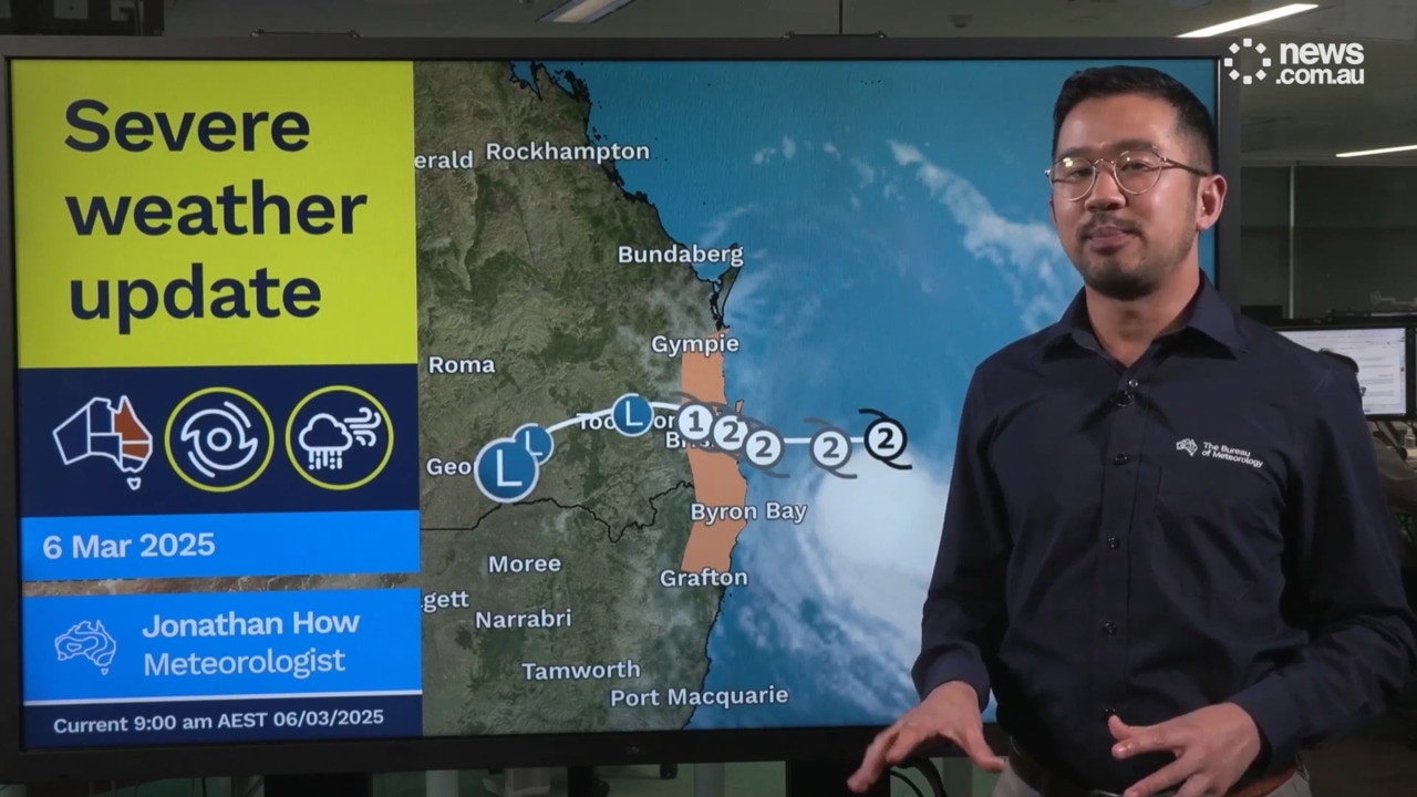 Latest Cyclone Alfred warnings: BOM issues fresh update | March 6 2025