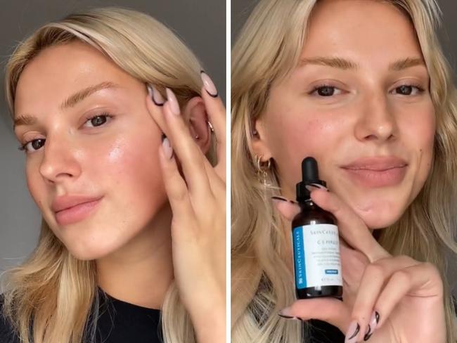 Save on SkinCeuticals. Picture: TikTok/@daniellemarcan.