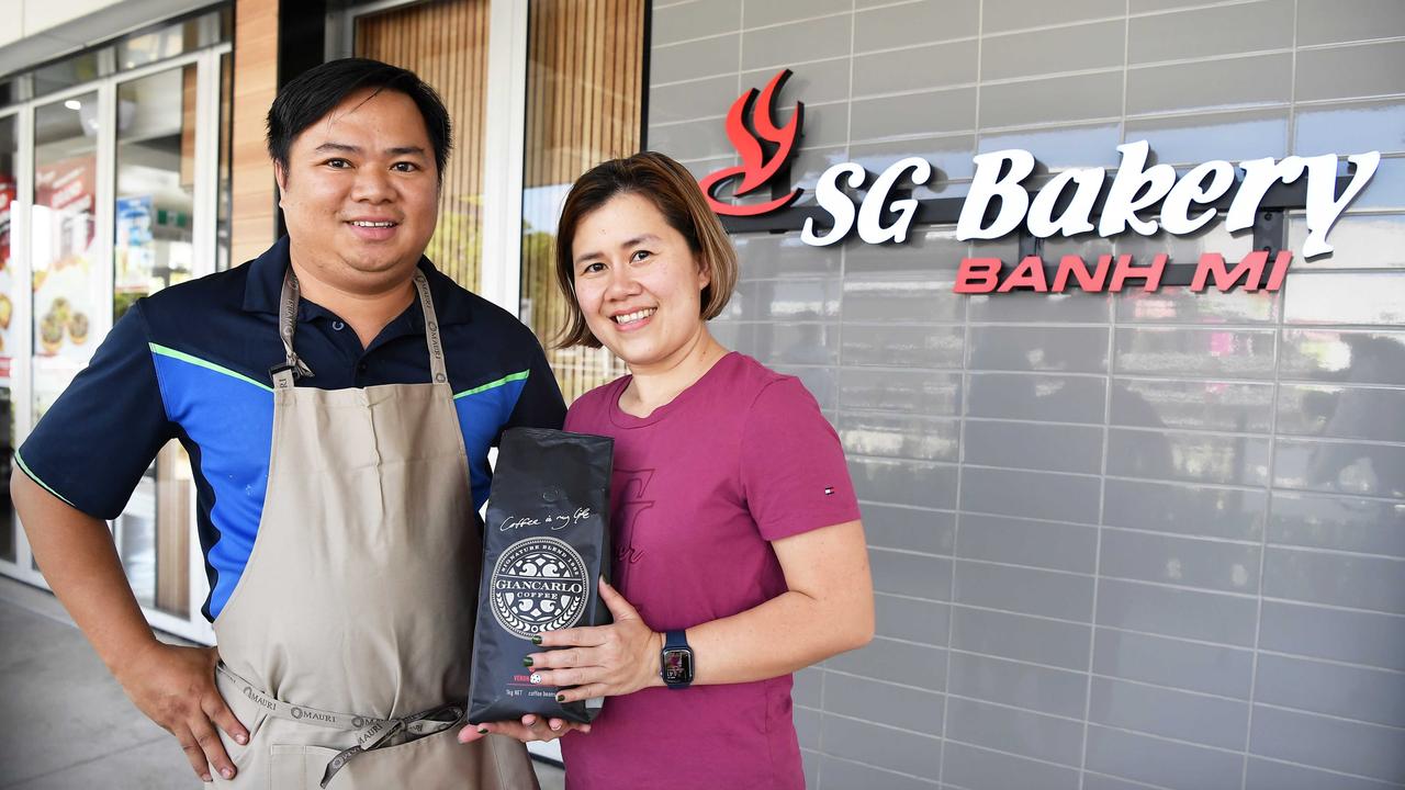 SG Bakery owners Betty and Tony Dang have opened their new business in Coolum Beach. Picture: Patrick Woods.