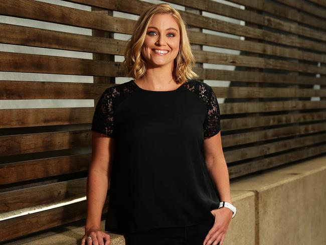 ABC Sports commentator Shannon Byrne. Picture: Brett Costello